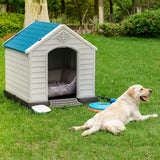 Devoko Indoor and Outdoor Plastic Dog House for Large Pets at Different Age with Waterproof, Moisture-Proof, Vents Warm