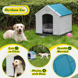 Devoko Indoor and Outdoor Plastic Dog House for Large Pets at Different Age with Waterproof, Moisture-Proof, Vents Warm