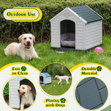 Devoko Indoor and Outdoor Plastic Dog House for Large Pets at Different Age with Waterproof, Moisture-Proof, Vents Warm