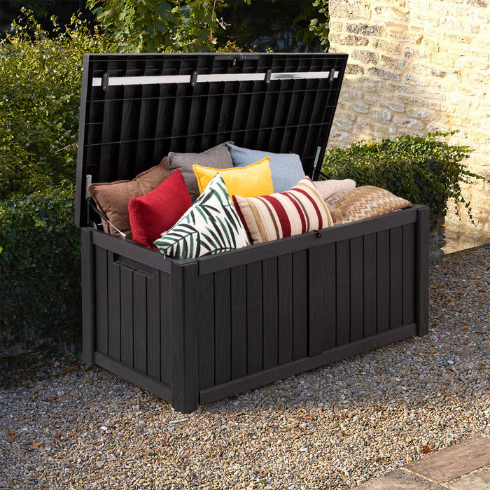 Devoko 120 Gallon Deck Box, Outdoor Waterproof Storage Box