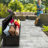 Devoko 120 Gallon Deck Box, Outdoor Waterproof Storage Box