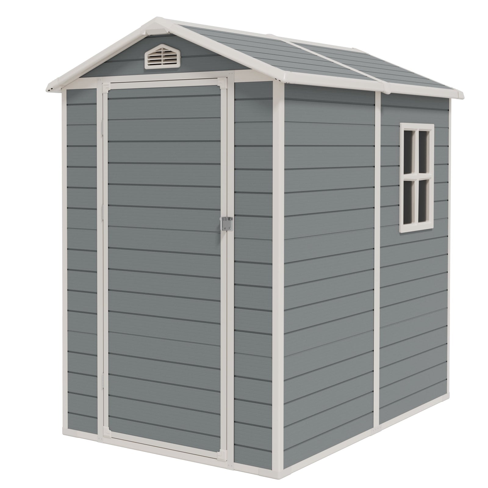 Devoko 4' x 6' Plastic Shed for Outdoor Storage All-Weather Resin Stor
