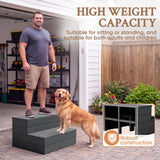 Devoko Heavy Duty Hot Tub Steps , 600 lbs Weight Capacity, Weather-Resistant Pool Stool, Multi-Use for Porch and More
