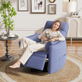 Vineego 360°Swivel Rocker Recliner Chair Armrest-Style Massage Recliner with Comfy High Back for Living Room