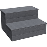 Devoko Heavy Duty Hot Tub Steps , 600 lbs Weight Capacity, Weather-Resistant Pool Stool, Multi-Use for Porch and More