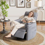 Vineego 360°Swivel Rocker Recliner Chair Armrest-Style Massage Recliner with Comfy High Back for Living Room