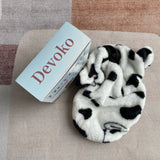 Devoko soft and warm pet clothing,suitable for cats and dogs (black and white)