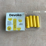 Devoko Alkaline Power Batteries, 4 per Pack for Long Lasting Power