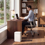 Devoko 2-Pack 2.5 Gallon Touchless Trash Can with Lid, Slim Motion Sensor Garbage Can for Bathroom Kitchen Office, Battery Operated Automatic Waste Bin