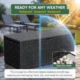 Devoko resin deck box  waterproof for outdoor
