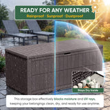 Devoko resin deck box  waterproof for outdoor