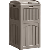 Devoko Outdoor All-Weather use Trashbin with Lid, Patio Resin Hideaway Trash Can with Waterproof for Backyard