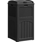 Devoko Outdoor All-Weather use Trashbin with Lid, Patio Resin Hideaway Trash Can with Waterproof for Backyard