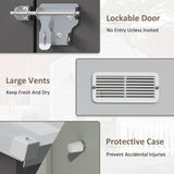 Devoko Patio Metal Storage Shed Outdoor Storage Shed with Lockable Door Tool Storage Shed for Backyard