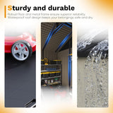 Devoko Plastic Outdoor Storage Shed with Floor, 8x6 FT Resin Tool Garden Shed with DIY Window and Lockable Door, Outside Kick-it Shed for Patio,Garden, Backyard, Lawn, Beige