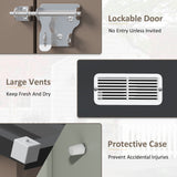 Devoko Patio Metal Storage Shed Outdoor Storage Shed with Lockable Door Tool Storage Shed for Backyard