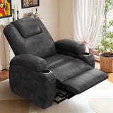 Devoko power lift recliner chairs massage Single sofa chair with cup holder for elderly,Black