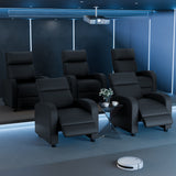 Devoko PU Leather Recliner Chair - Adjustable Backrest, Ergonomic Support & Compact Design for Living Room