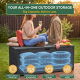 Devoko resin deck box  waterproof for outdoor
