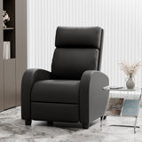 Devoko PU Leather Recliner Chair - Adjustable Backrest, Ergonomic Support & Compact Design for Living Room