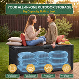Devoko resin deck box  waterproof for outdoor