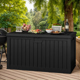 Vineego 230 Gallon Deck Box, Outdoor Resin Storage Box, with Large Storage Capacity, for Patio