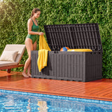Devoko resin deck box  waterproof for outdoor