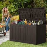 Vineego 230 Gallon Deck Box, Outdoor Resin Storage Box, with Large Storage Capacity, for Patio