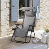 Vineego Patio Zero Gravity Chair Outdoor Folding Recliner Lounge Chair with Attachable Sunshade Canopy and Holder