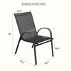 Vineego Dining Chairs Set of 4 Modern Kitchen Dinner Chairs with Metal Legs, Curved Armchairs Accent Chairs, Reading Chair, Bar Office Chair , Black