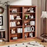 Vineego 5-Shelf Corner Bookcase - Sturdy White Storage for Home Office, Living Room