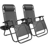 Vineego Zero Gravity Chair Camp Reclining Lounge Chairs Outdoor Lounge Patio Chair with Adjustable Pillow 2 Pack