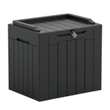 Devoko 32 Gallon Outdoor Resin Deck Box with Seat