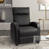 Devoko Home Theater Recliner with Massage Backrest,Faux Leather,