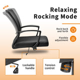 Devoko 20.9 in Manager's Chair with Swivel & Adjustable Height, 265 lb. Capacity