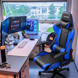 Devoko Gaming Chair High Back Office Chair Racing Style Adjustable Height PC Computer Chair with Headrest and Lumbar Support