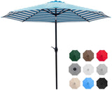 Devoko 9FT Patio Umbrella Outdoor Table Umbrella with 8 Sturdy Ribs