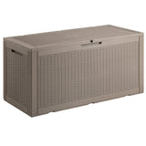 Devoko 100 Gallon Outdoor Box Deck Plastic Resin Storage Box