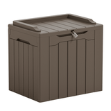 Devoko 32 Gallon Outdoor Resin Deck Box with Seat