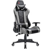 Devoko Gaming Chair High Back Office Chair Racing Style Adjustable Height PC Computer Chair with Headrest and Lumbar Support