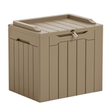 Devoko 32 Gallon Outdoor Resin Deck Box with Seat