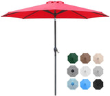 Devoko 9FT Patio Umbrella Outdoor Table Umbrella with 8 Sturdy Ribs