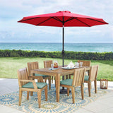 Devoko 9FT Patio Umbrella Outdoor Table Umbrella with 8 Sturdy Ribs