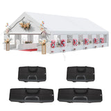 Devoko Outdoor Wedding Party Tent Heavy Duty Gazebo with Removable Sidewalls for Parties BBQ