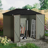 Devoko Storage Shed Outdoor Storage Shed Garden Tool Shed