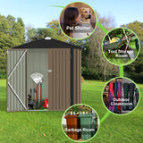 Devoko Storage Shed Outdoor Storage Shed Garden Tool Shed