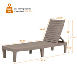 Devoko Outdoor Lounge Chairs 2 Pcs Patio Lounge Chairs