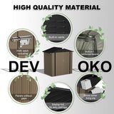 Devoko Storage Shed Outdoor Storage Shed Garden Tool Shed