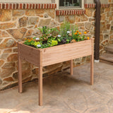 Devoko Wooden Raised Garden Bed Planter with Legs 30??'H