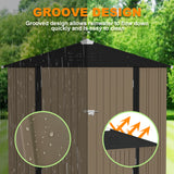 Devoko Storage Shed Outdoor Storage Shed Garden Tool Shed